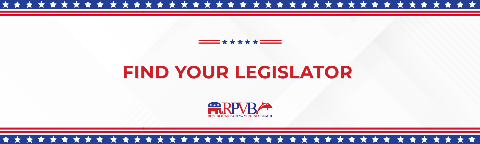 Find your legislator image with red white and blue stars and stripes
